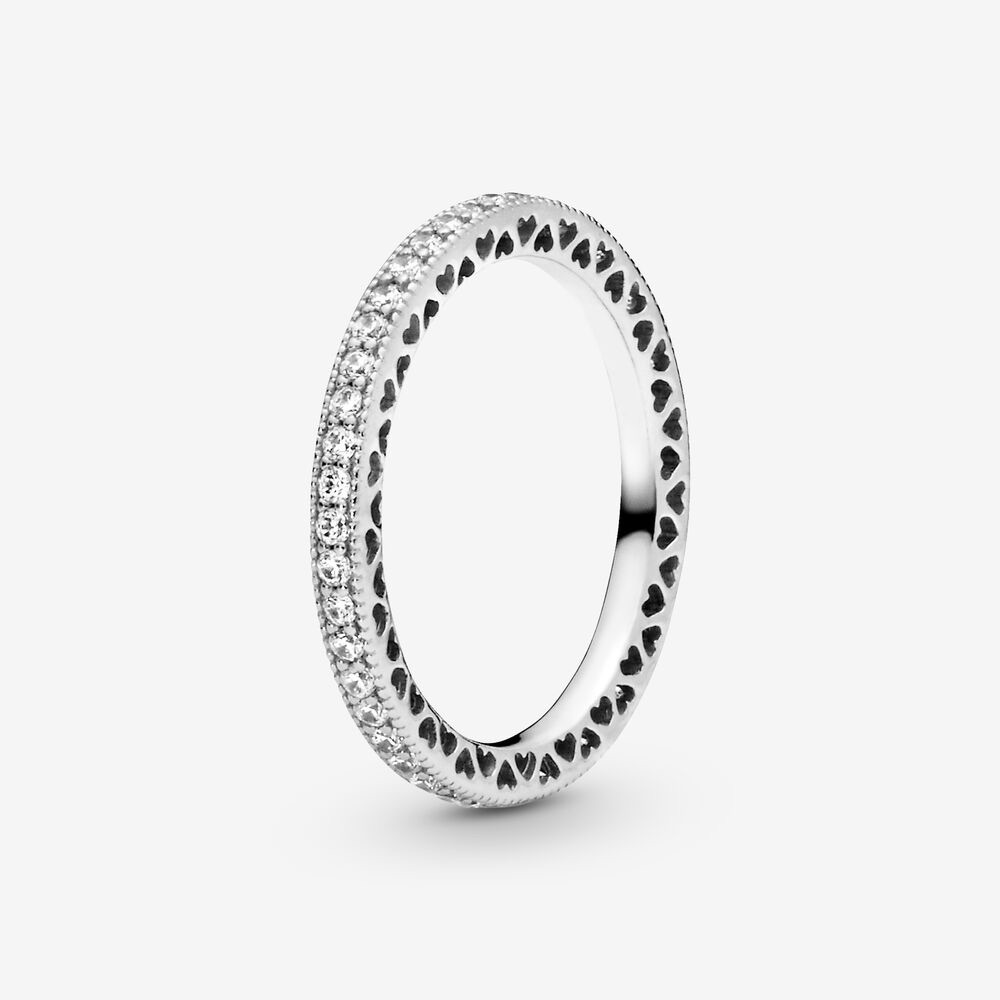 Sparkle & Hearts Pandora Ring